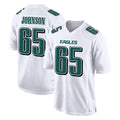 Choea P.Eagles #65 Lane Johnson Player White Tundra Fashion Home Game Stitched Jerseys