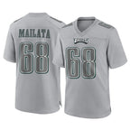 Choea P.Eagles #68 Jordan Mailata Player Gray Atmosphere Fashion Home Game Stitched Jerseys
