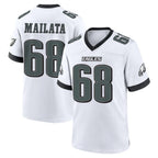 Choea P.Eagles #68 Jordan Mailata Player White Game Home Stitched Jerseys