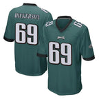 Choea P.Eagles #69 Landon Dickerson Player Team Color Green Home Game Stitched Jerseys