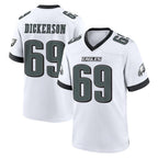 Choea P.Eagles #69 Landon Dickerson Player White Game Home Stitched Jerseys