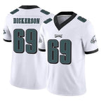 Choea P.Eagles #69 Landon Dickerson Player White Limited Vapor F.U.S.E. Home Game Stitched Jerseys