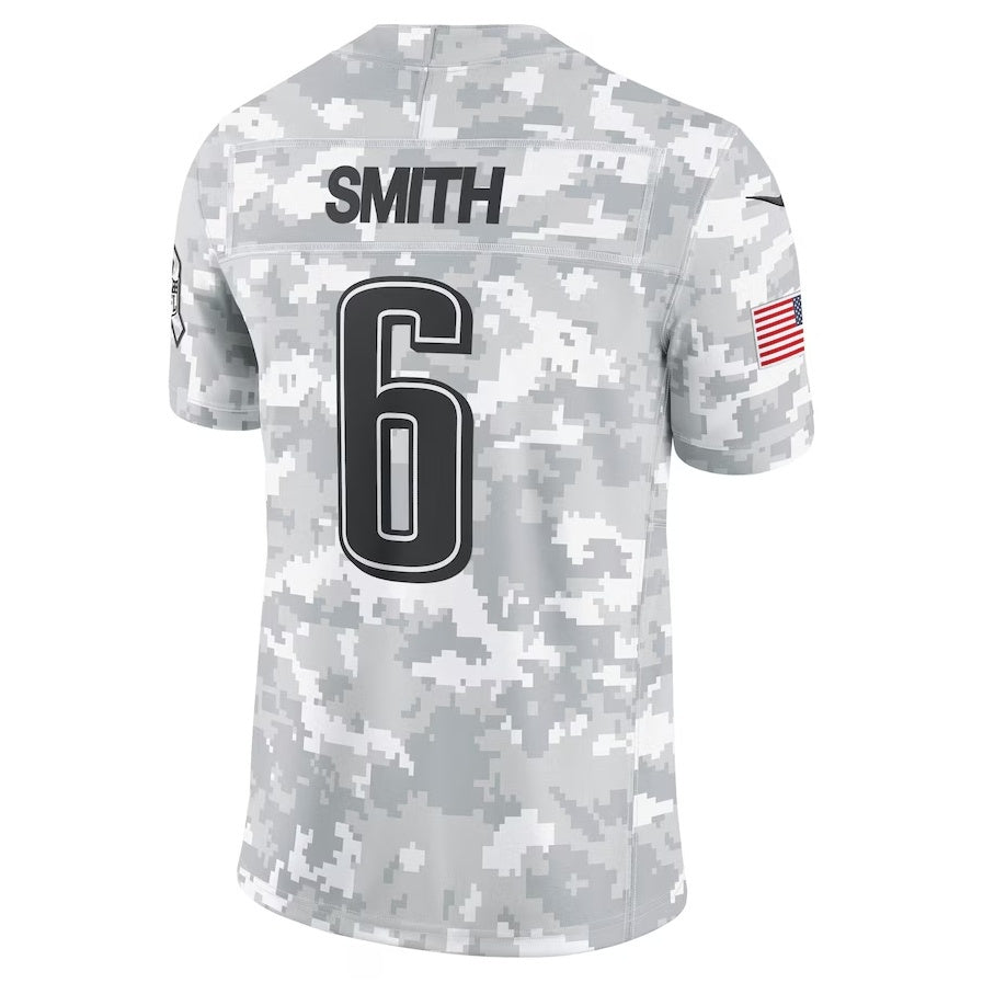 Choea P.Eagles #6 DeVonta Smith Arctic Camo 2024 Salute to Service Limited Stitched Jerseys