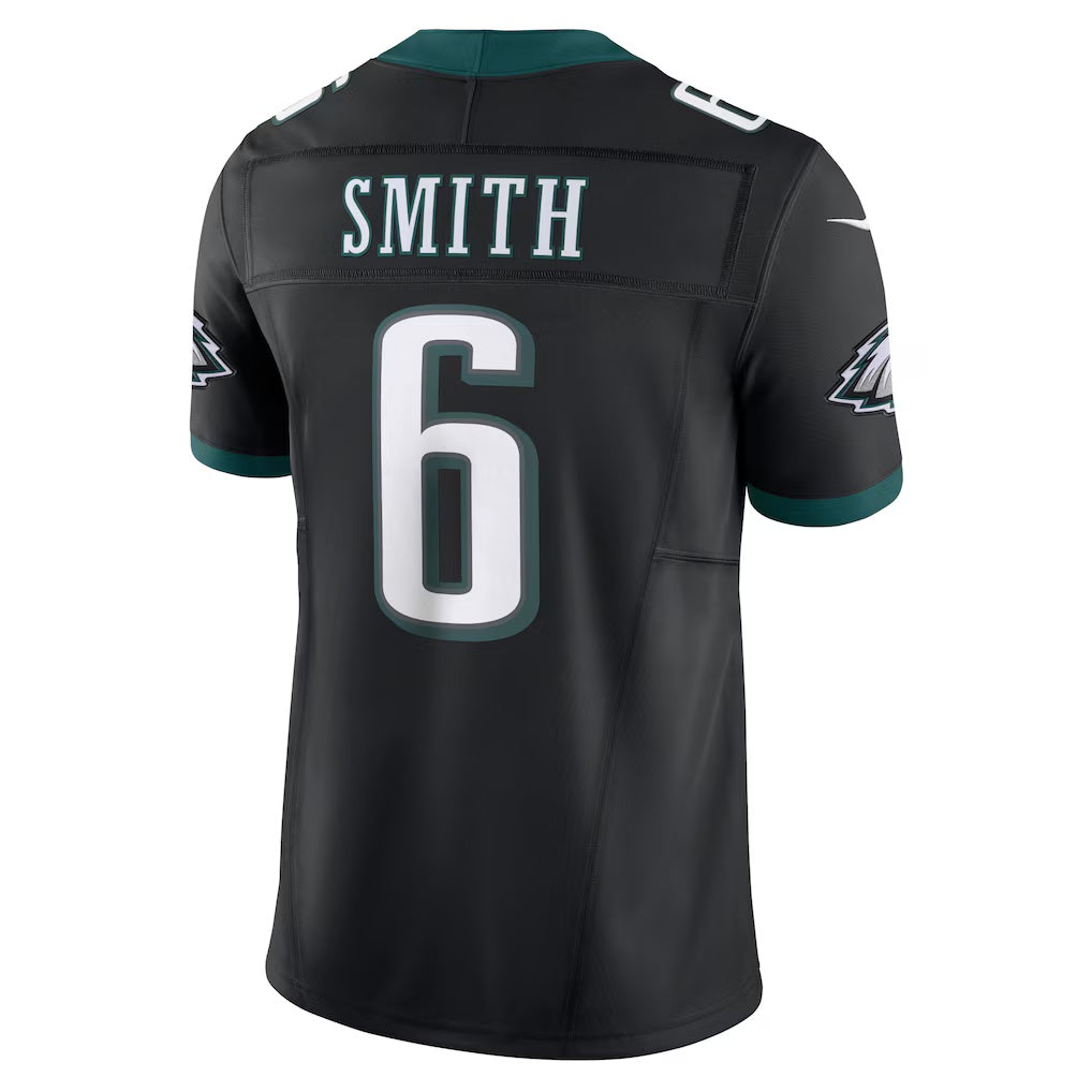 Choea P.Eagles #6 DeVonta Smith Black Alternate Vapor F.U.S.E. Limited Stitched Jerseys