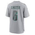 Choea P.Eagles #6 DeVonta Smith Gray Atmosphere Fashion Game Stitched Jerseys