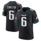Choea P.Eagles #6 DeVonta Smith Player Black Game Home Stitched Jerseys