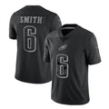 Choea P.Eagles #6 DeVonta Smith Player Black REFLECTIVE Limited Stitched Jerseys