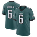 Choea P.Eagles #6 DeVonta Smith Player Green Home Game Stitched Jerseys