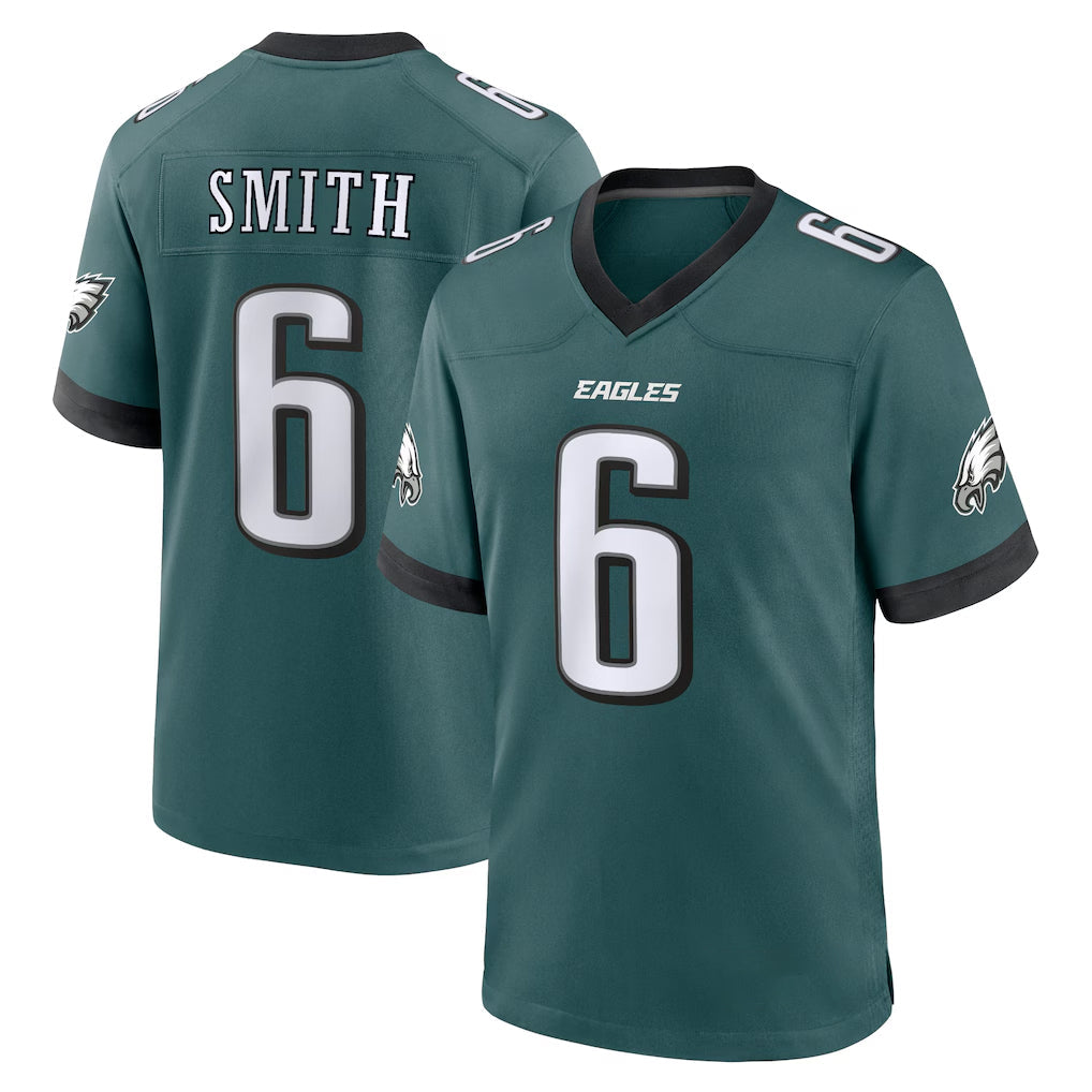 Choea P.Eagles #6 DeVonta Smith Player Green Home Game Stitched Jerseys