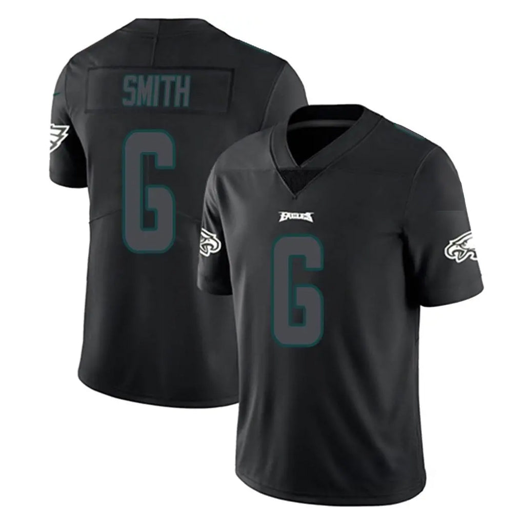 Choea P.Eagles #6 DeVonta Smith Player Limited Black Impact Home Game Stitched Jerseys