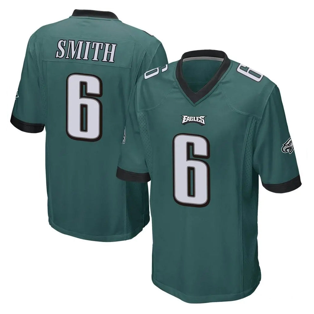 Choea P.Eagles #6 DeVonta Smith Player Team Color Green Home Game Stitched Jerseys