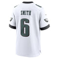 Choea P.Eagles #6 DeVonta Smith White White Game Stitched Jerseys