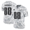 Choea P.Eagles #88 Dallas Goedert Player Arctic Camo Salute to Service Limited Game Stitched Jerseys