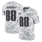 Choea P.Eagles #88 Dallas Goedert Player Arctic Camo Salute to Service Limited Game Stitched Jerseys