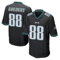 Choea P.Eagles #88 Dallas Goedert Player Black Home Game Stitched Jerseys