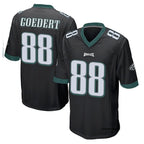 Choea P.Eagles #88 Dallas Goedert Player Black Home Game Stitched Jerseys