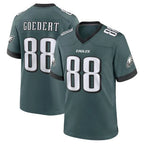 Choea P.Eagles #88 Dallas Goedert Player Green Home Game Stitched Jerseys