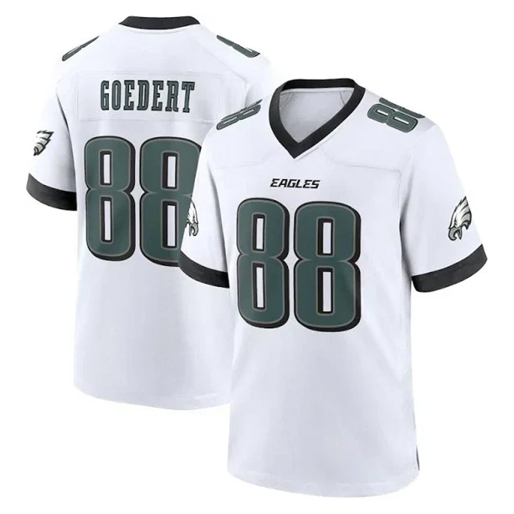 Choea P.Eagles #88 Dallas Goedert Player White Game Home Stitched Jerseys