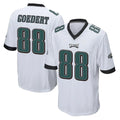 Choea P.Eagles #88 Dallas Goedert Player White Home Game Stitched Jerseys