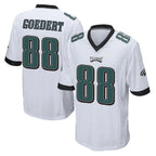 Choea P.Eagles #88 Dallas Goedert Player White Home Game Stitched Jerseys