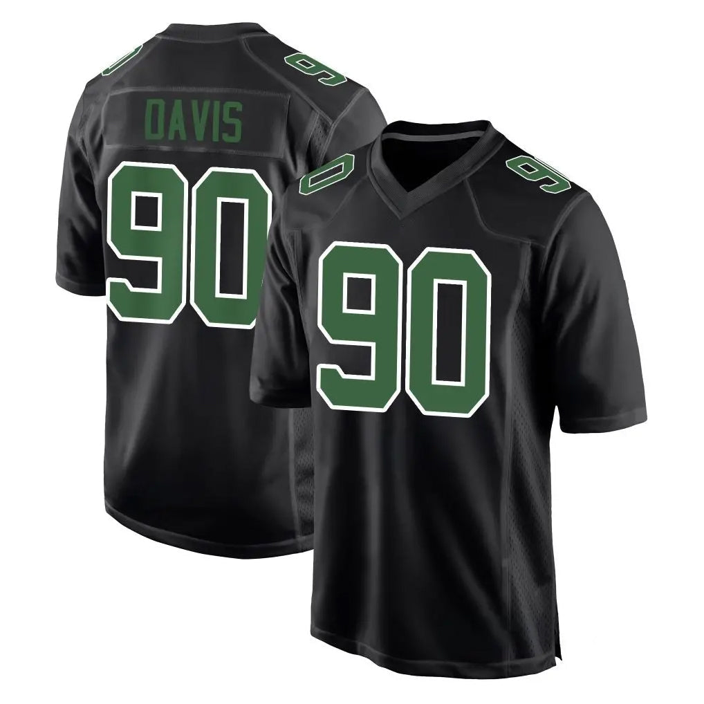 Choea P.Eagles #90 Jordan Davis Player Carbon Green Fashion Home Game Stitched Jerseys