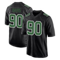 Choea P.Eagles #90 Jordan Davis Player Carbon Green Fashion Home Game Stitched Jerseys