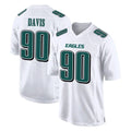Choea P.Eagles #90 Jordan Davis Player White Tundra Fashion Home Game Stitched Jerseys