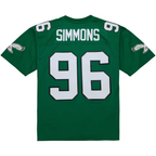 Choea P.Eagles #96 Clyde Simmons Mitchell & Ness Kelly Green Legacy Replica Jersey