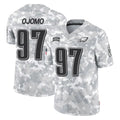 Choea P.Eagles #97 Moro Ojomo Player Arctic Camo Salute to Service Limited Game Stitched Jerseys