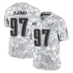 Choea P.Eagles #97 Moro Ojomo Player Arctic Camo Salute to Service Limited Game Stitched Jerseys