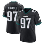 Choea P.Eagles #97 Moro Ojomo Player Black Game Home Stitched Jerseys