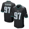 Choea P.Eagles #97 Moro Ojomo Player Black Home Game Stitched Jerseys