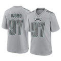 Choea P.Eagles #97 Moro Ojomo Player Gray Atmosphere Fashion Home Game Stitched Jerseys