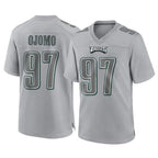 Choea P.Eagles #97 Moro Ojomo Player Gray Atmosphere Fashion Home Game Stitched Jerseys