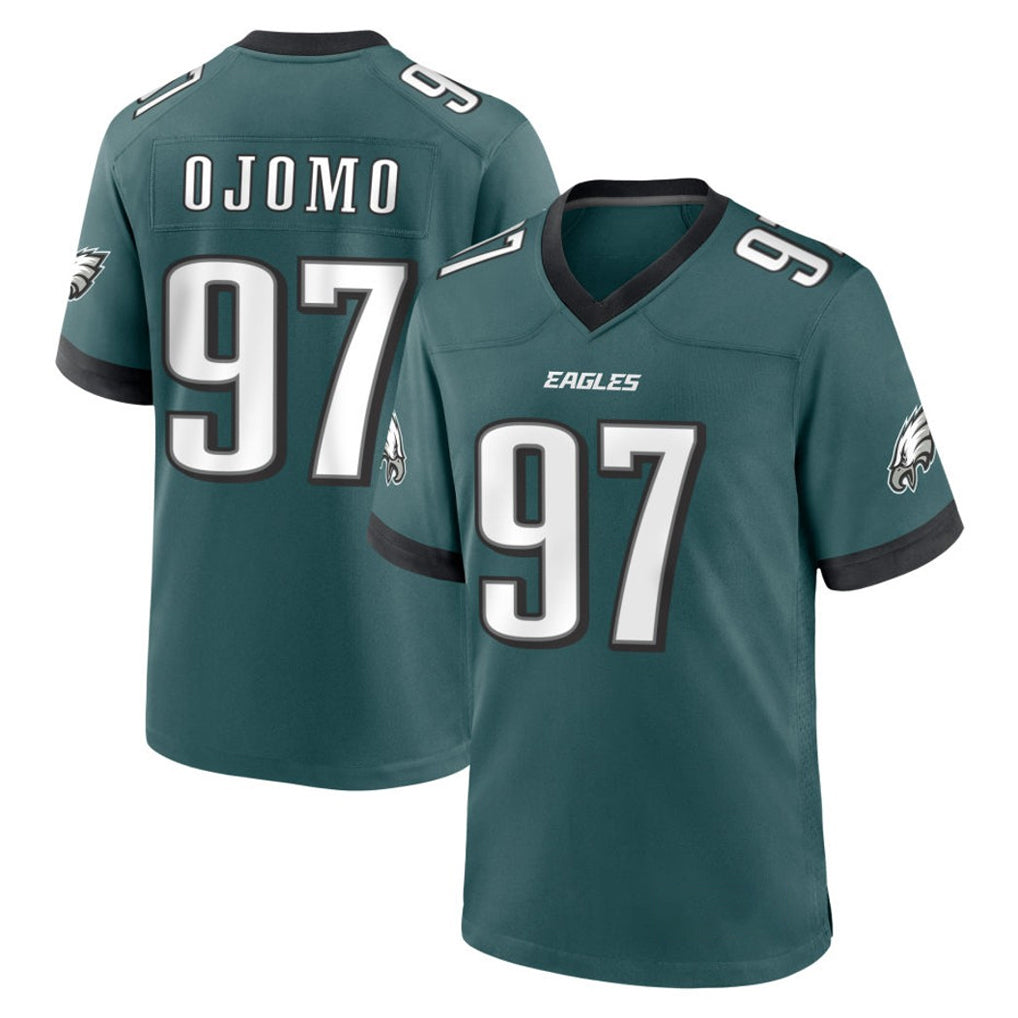 Choea P.Eagles #97 Moro Ojomo Player Green Home Game Stitched Jerseys