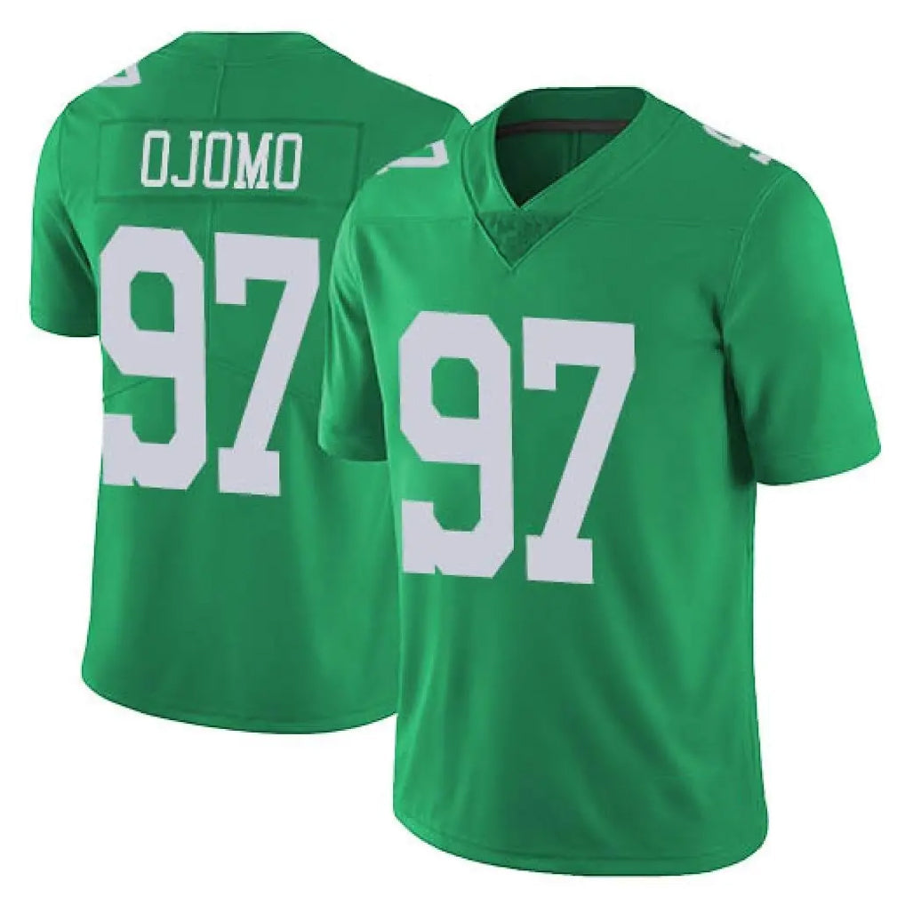 Choea P.Eagles #97 Moro Ojomo Player Green Limited Vapor Untouchable Home Game Stitched Jerseys