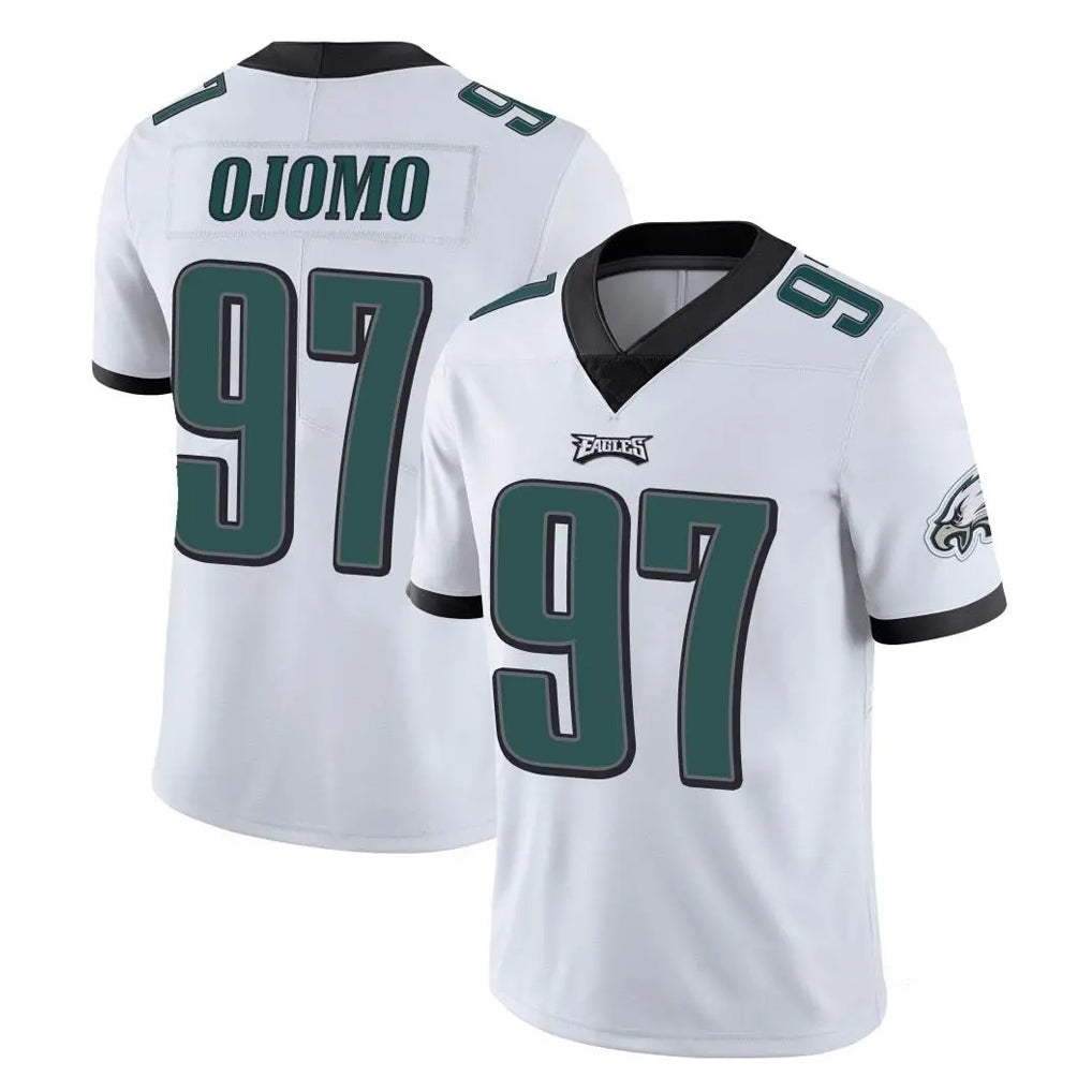 Choea P.Eagles #97 Moro Ojomo Player White Limited Vapor Untouchable Home Game Stitched Jerseys