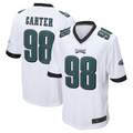 Choea P.Eagles #98 Jalen Carter White Game Stitched American Stitched Jerseys