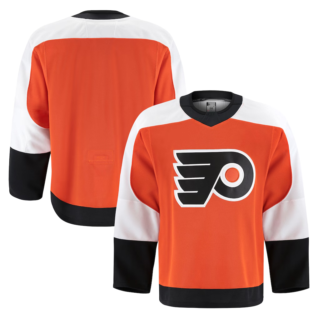 Choea P.Flyers Orange Home Authentic Pro Jerseys