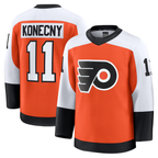 Choea P.Flyers #11 Travis Konecny Burnt Orange Home Premium Jerseys