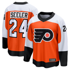 Choea P.Flyers #24 Nick Seeler Orange Home Practice Jerseys