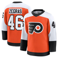 Choea P.Flyers #46 Trevor Zegras Orange Home Breakaway Jerseys