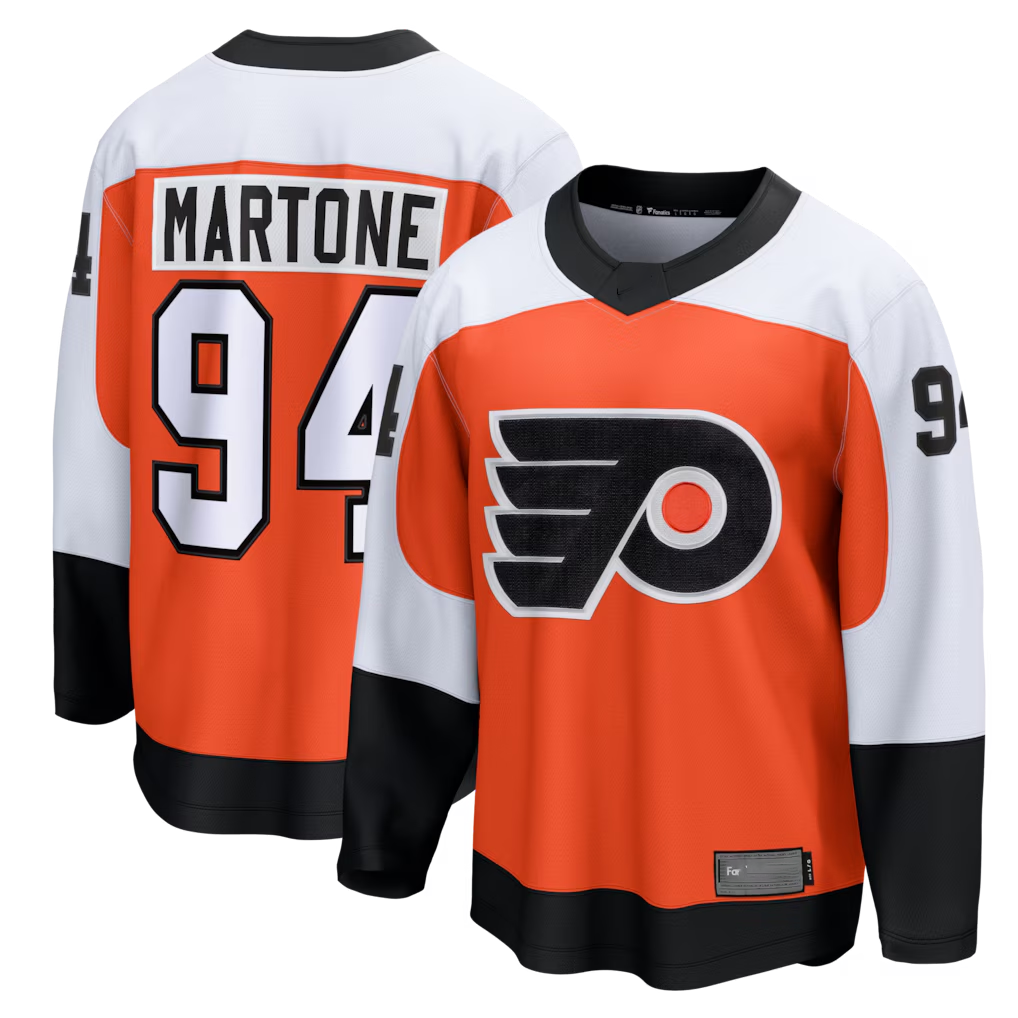 Choea P.Flyers #94 Porter Martone Orange Breakaway Jerseys
