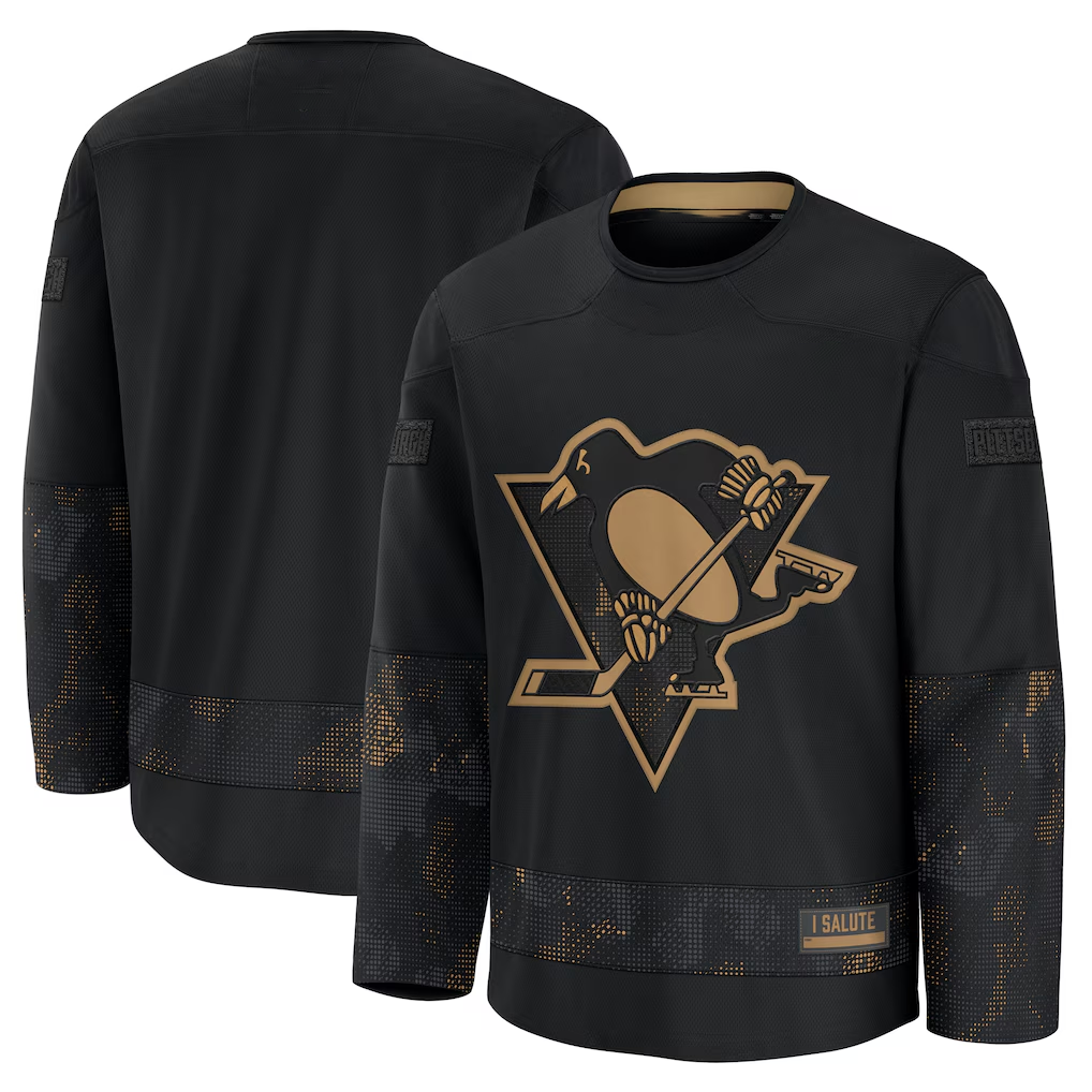 Choea P.Penguins Black Home Premium Jerseys