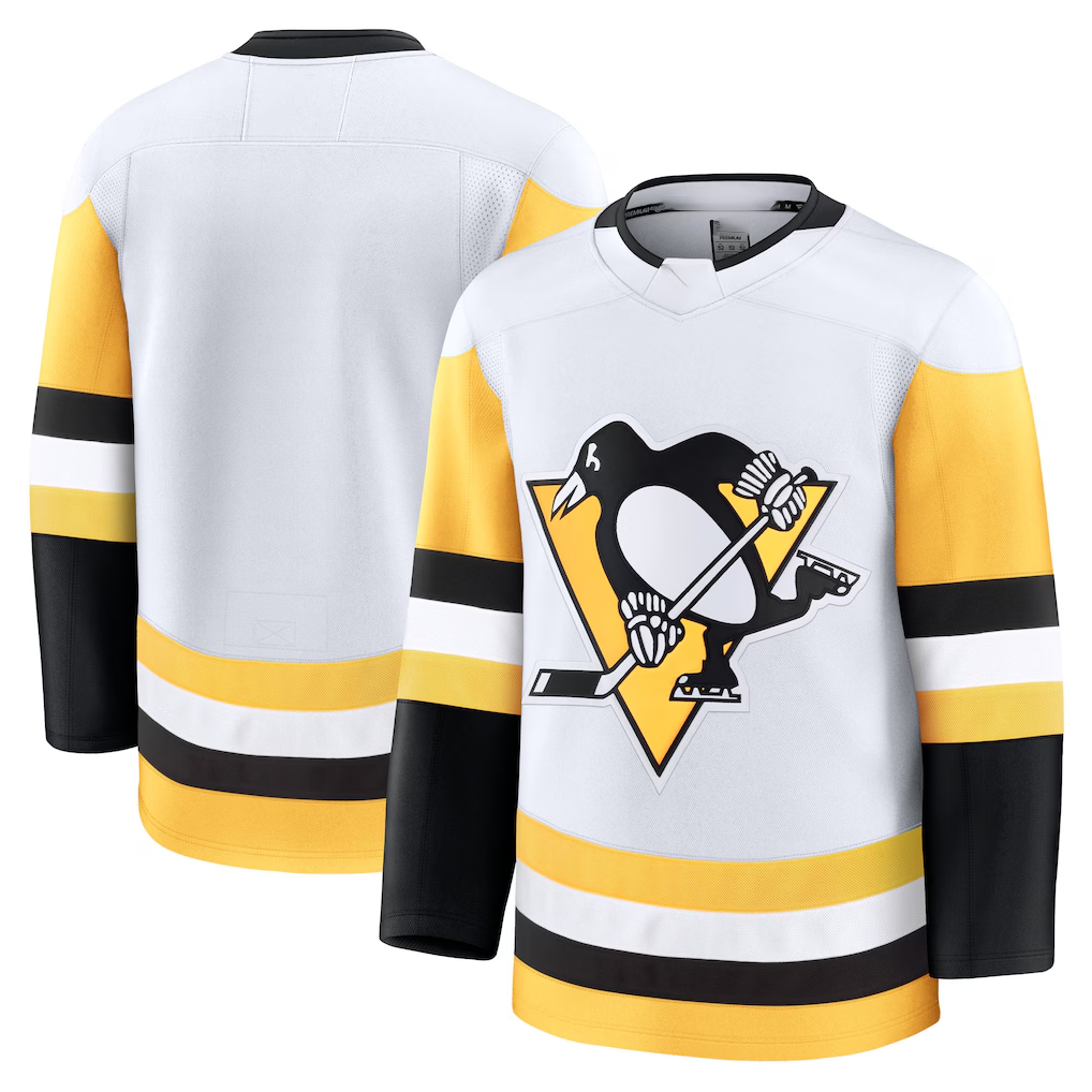 Choea P.Penguins White Away Premium Jerseys