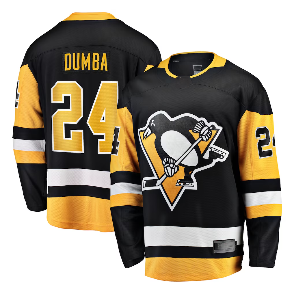Choea P.Penguins #24 Matt Dumba Black Home Breakaway Jerseys