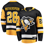 Choea P.Penguins #28 Parker Wotherspoon Black Home Breakaway Jerseys