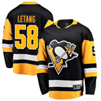 Choea P.Penguins #58 Kris Letang Black Home Breakaway Jerseys