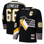 Choea P.Penguins #66 Mario Lemieux Black 1996?97 Power Play Jerseys