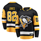 Choea P.Penguins #82 Caleb Jones Black Home Breakaway Jerseys